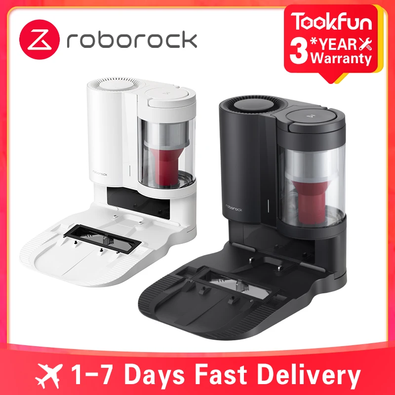 Roborock s7 und s7 maxv roboter staubsauger auto-leeres dock zyklon staub sammlung lade basis wasch