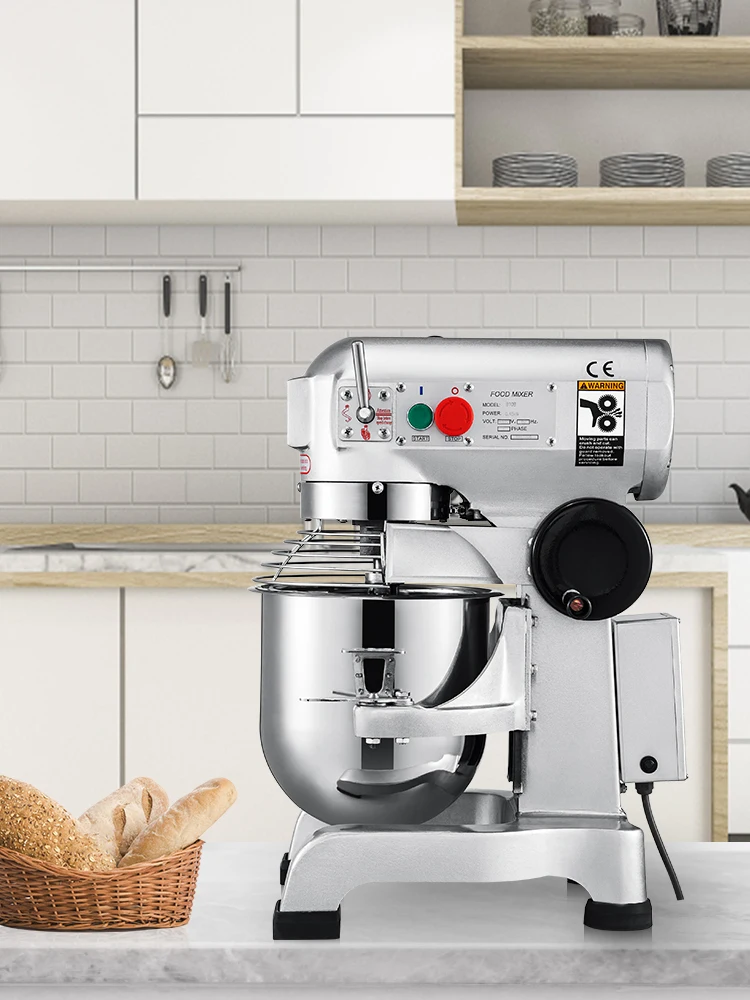VEVOR Elektrische Küchenmaschine 450 W 10L, Rührmaschine, 3 Geschwindigkeiten,