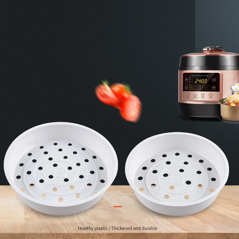 2021 neue Universal Reiskocher Steamer Korb Food Grade Kunststoff Dampfenden Rack Gemüse Ei Dessert