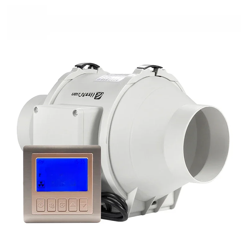 Hon & Guan 4 6 8inch Stille Inline-rohrventilator Drahtlose Steuerung Ventilation Air Extractor für