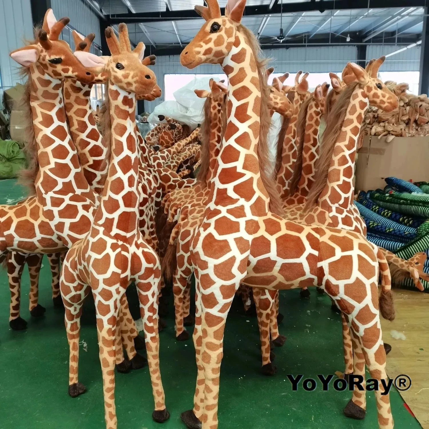 35-120CM Giant Real Life Giraffe Plush Toys High Quality Stuffed Animals Dolls Soft Kids Children