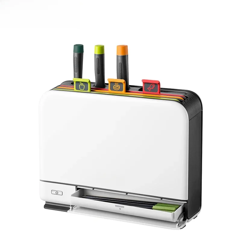 Morphy Richards Sterilisator Messer und Essstäbchen Schneidebrett Rack UV-Desinfektion