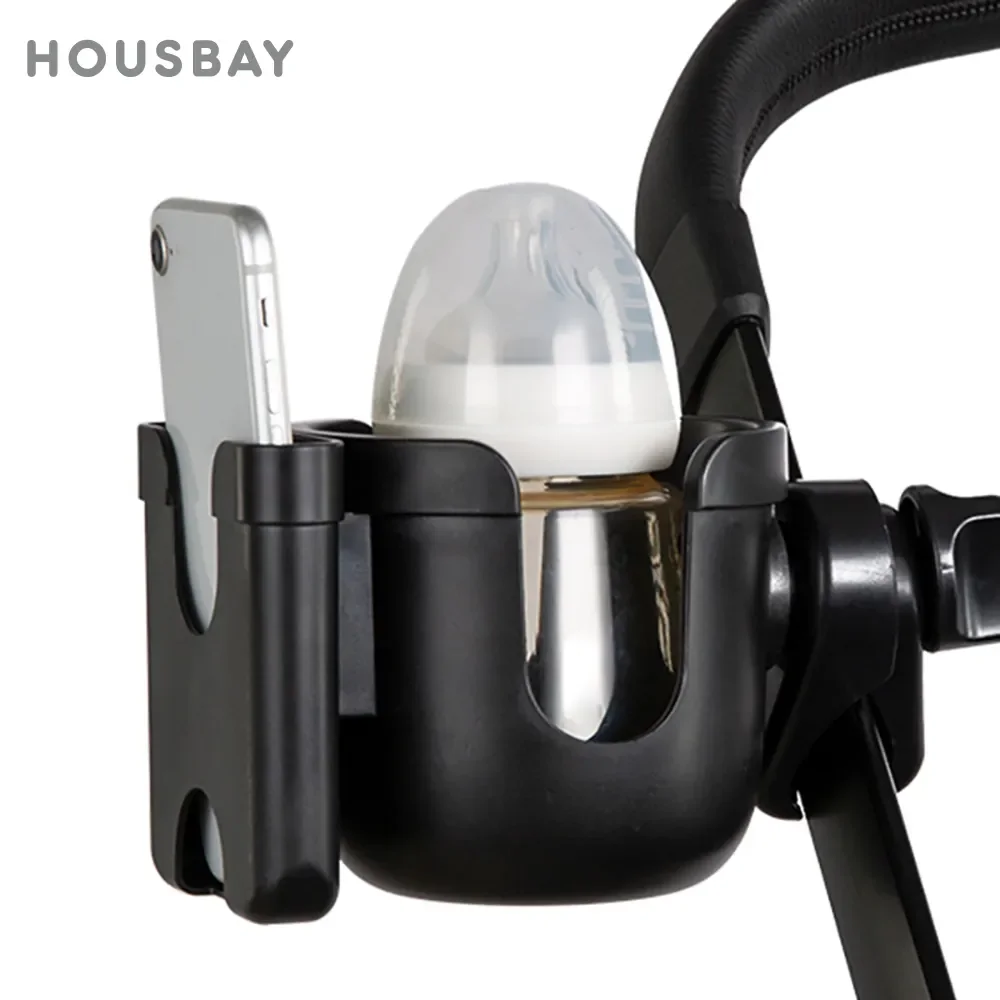 Cup Holder For Stroller Phone Holder Milk Bottle Support For Outing Anti-Slip Design Universal Pram