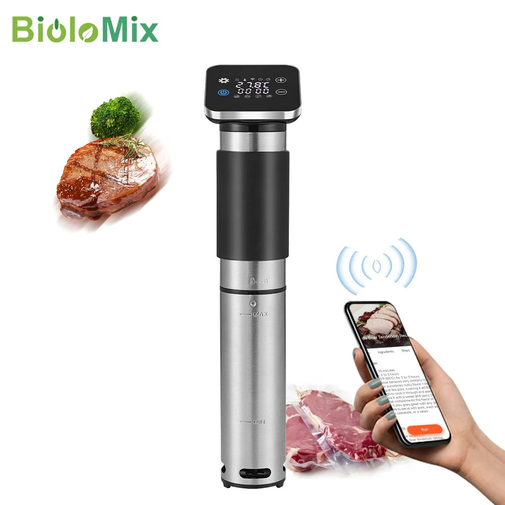 BioloMix 5th Generation Edelstahl WiFi Sous Vide Herd IPX7 Wasserdichte Thermische Immersion