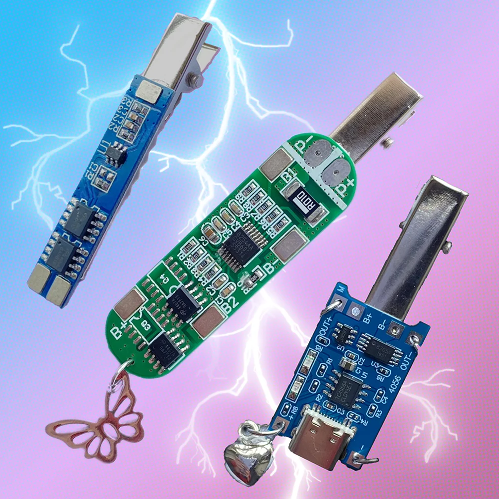 Y2K Cyberpunk Chip Electronic E-girl Harajuku Punk Hair Clip PCB Hairpin for Women Girls Creative