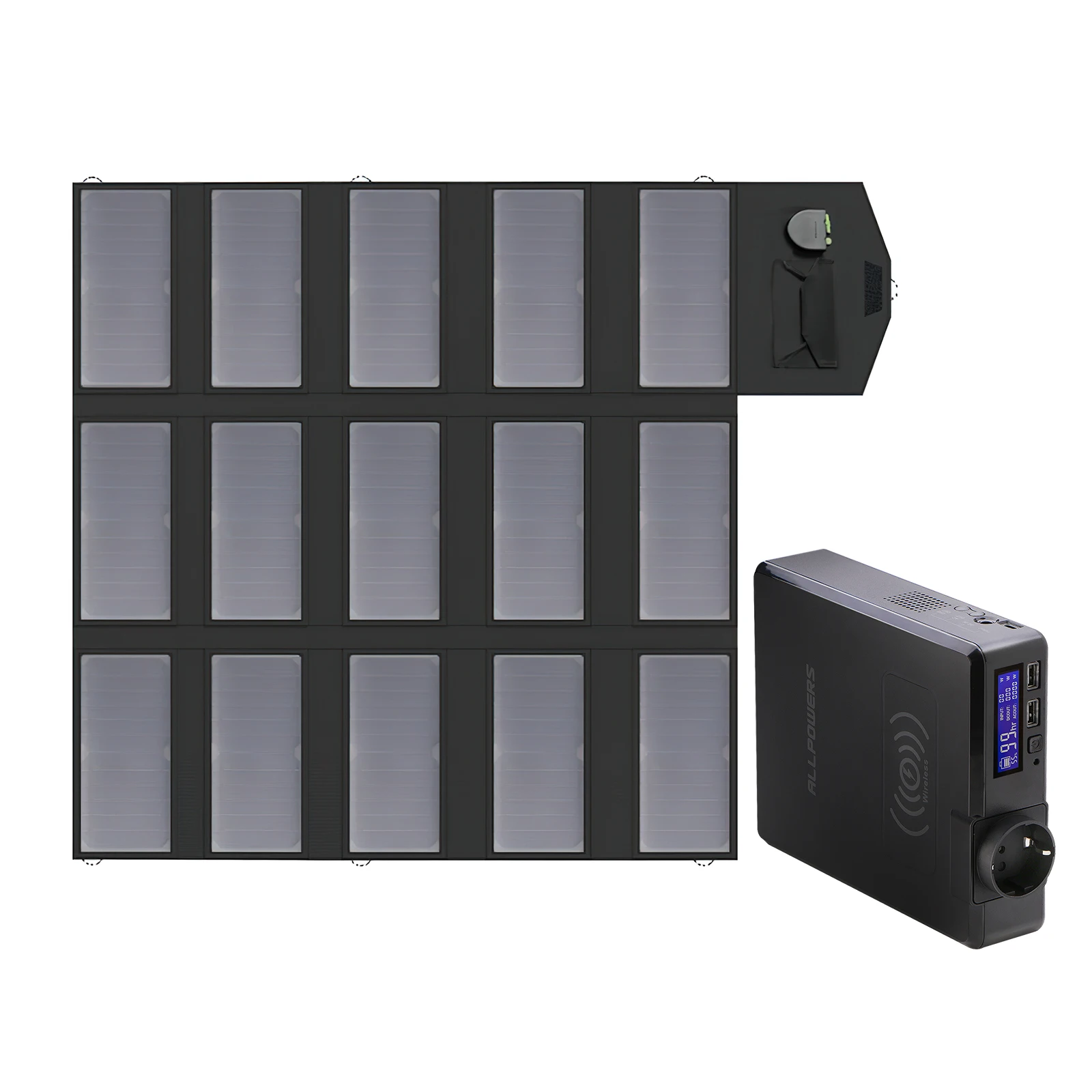 All powers 100w faltbares Solar panel, tragbares Solar batterie ladegerät mit Solargenerator 200w