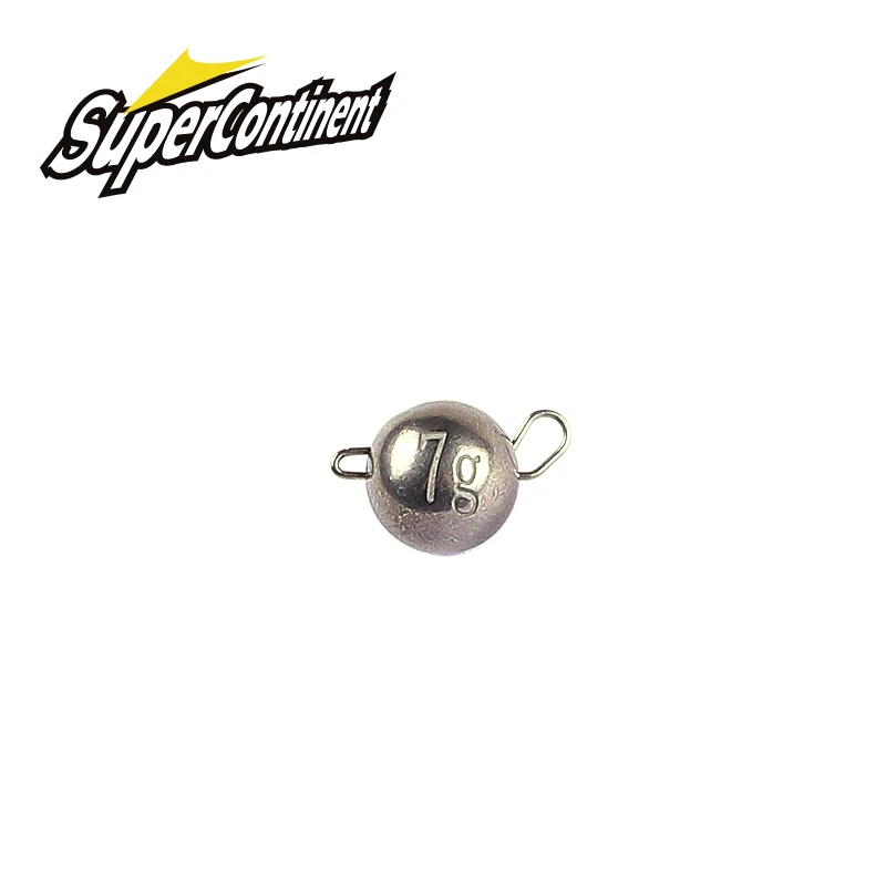 Supercontinent Tungsten Cheburashka 0.75g 1g 1.5g 2g 3g 8g Plain Bass Fishing Soft Worm Bait