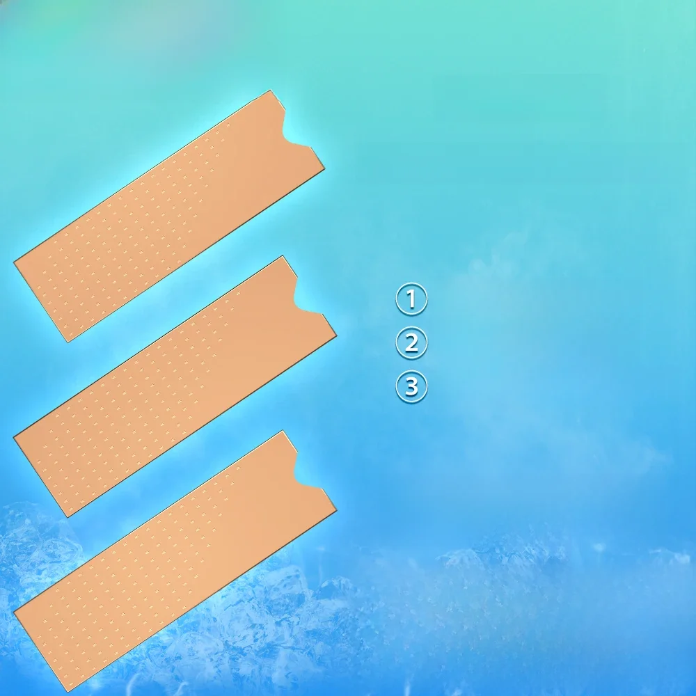 Jeyi m.2 ssd heastink mit nano thermische pads, 3pcs kupfer kühlkörper kühlung thermische pad für nvme ngff 2280 pcie ssd