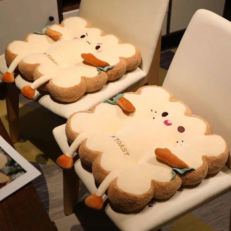 Super Cute Cushion Chair Butt Cushion Plush Toy Square Round With Rope Non-Slip Seat Cushion Office