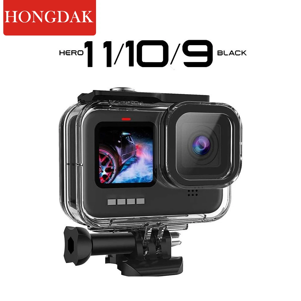 for GoPro Hero 11 10 9 Black Case Waterproof 60M Housing Diving Protective For Go Pro 9 10 GoPro9
