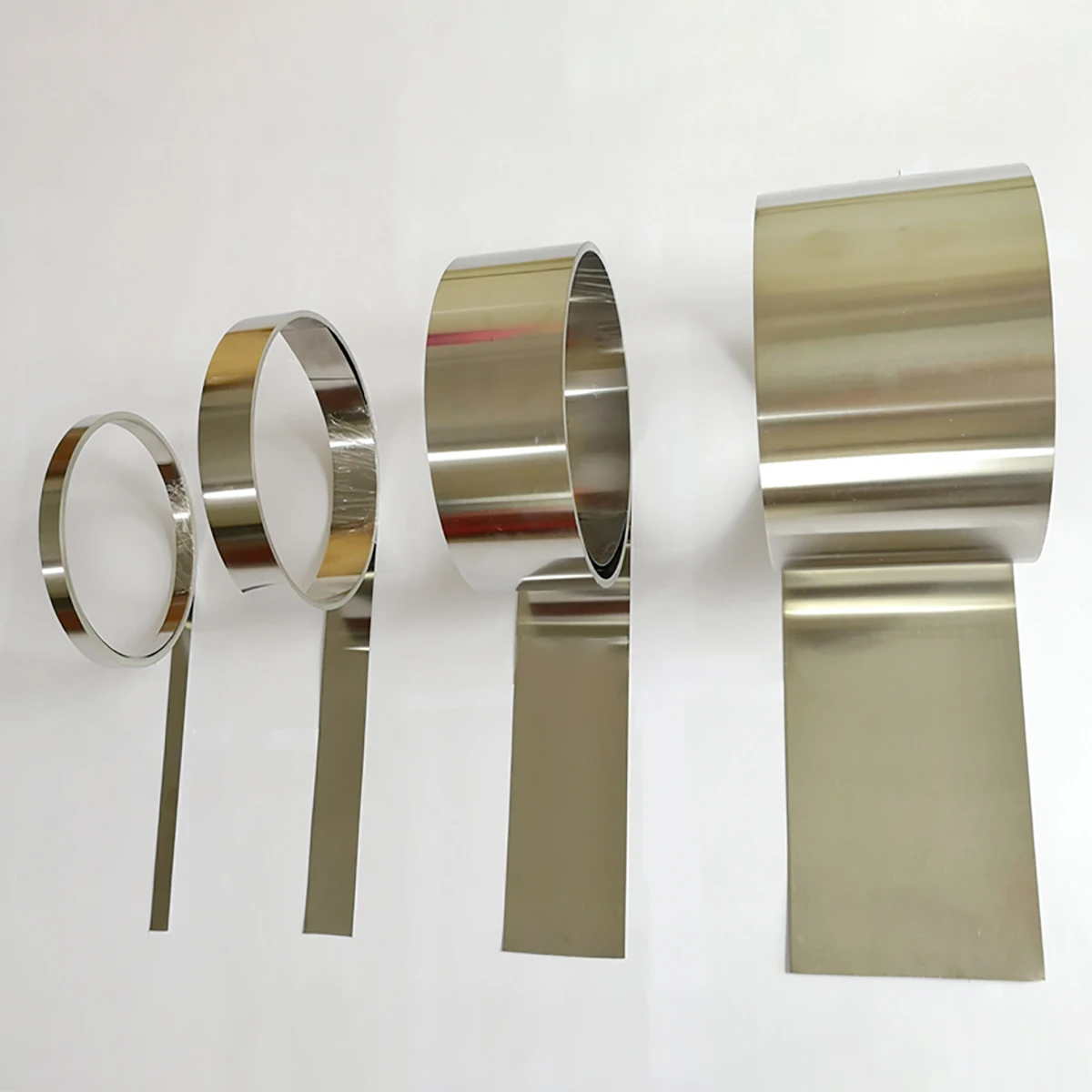 1 meter breedte 10 - 100 mm 304 roestvrij staalfolie strip staalfolie rol smalle strip dik 0,1 mm