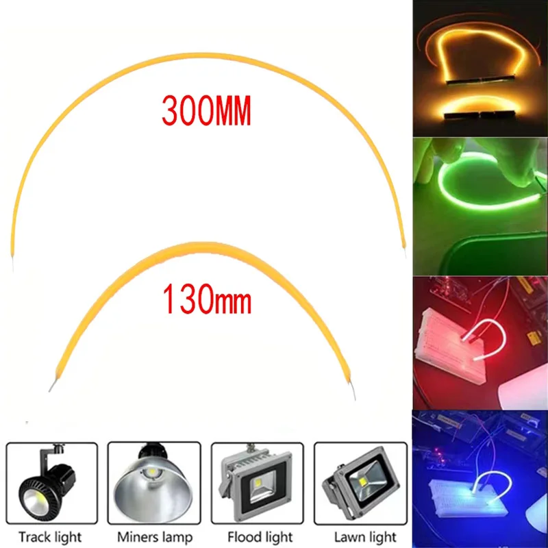 Diode Soft LED Filament DC3V 130MM 300MM Warm Color 2200K Retro Edison Bulb Filament Lamp