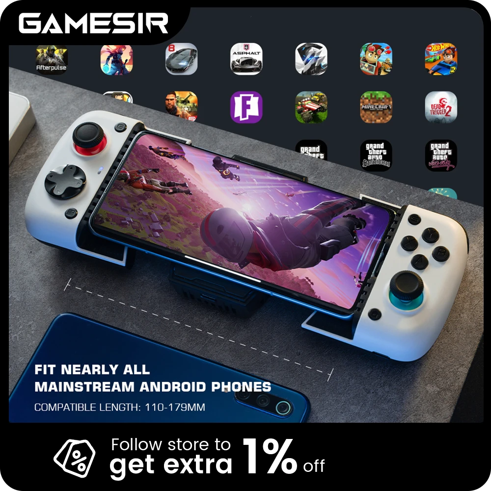 GameSir X3 Typ C Gamepad Android Smartphone Controller mit Lüfter für Cloud Gaming Xbox Spiel Pass,