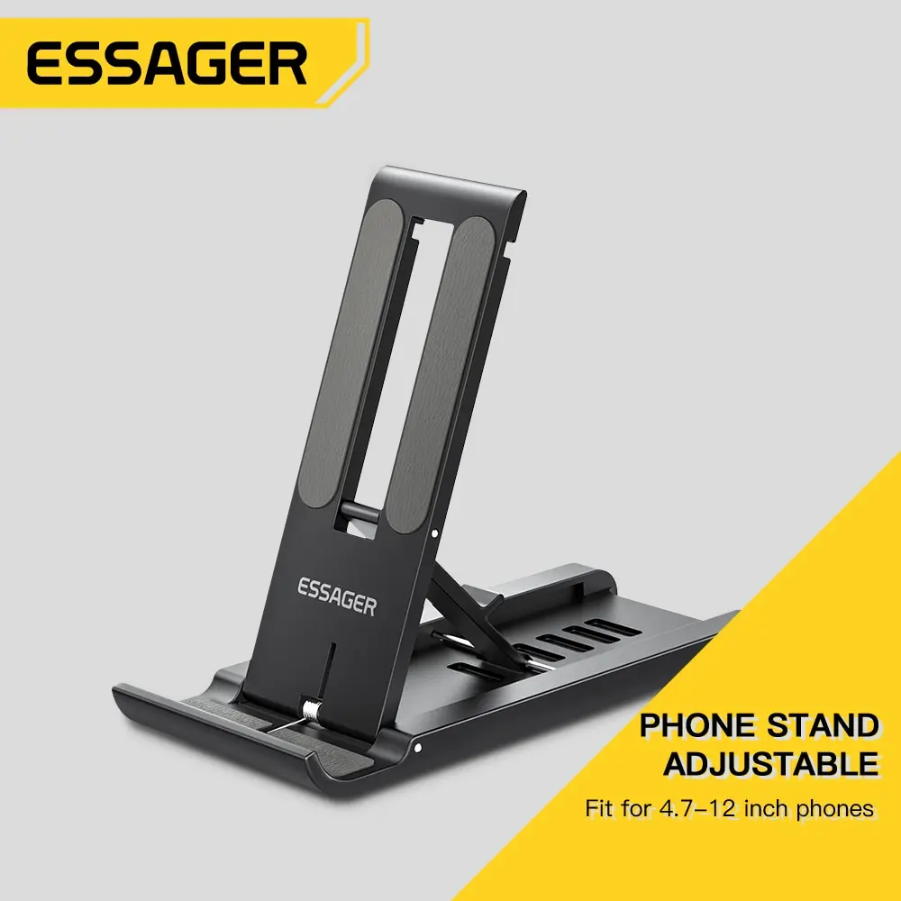Essager Portable Desktop Holder Foldable Mini Moblie Phone Stand For iPhone 13 Pro Max iPad Xiaomi