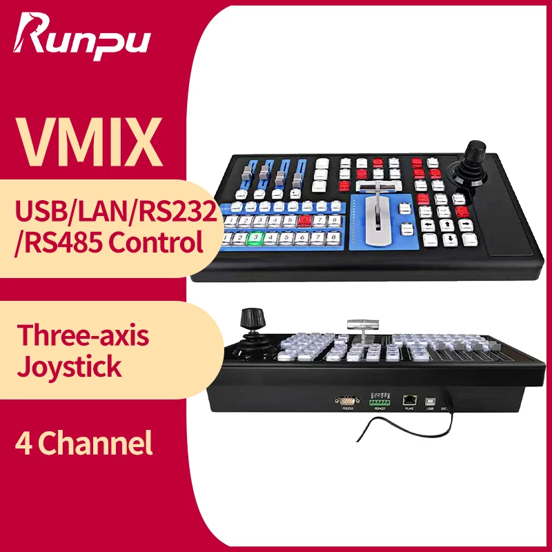 vMix console Switchboard Controller RS232 RS485 Control PTZ camera live broadcast video mixer