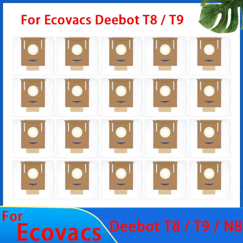 Aspirador Acessórios Peças, saco de pó para ECOVACS DEEBOT OZMO T8, T8, AIVI DX93, DDX96, T9, N8Pro,