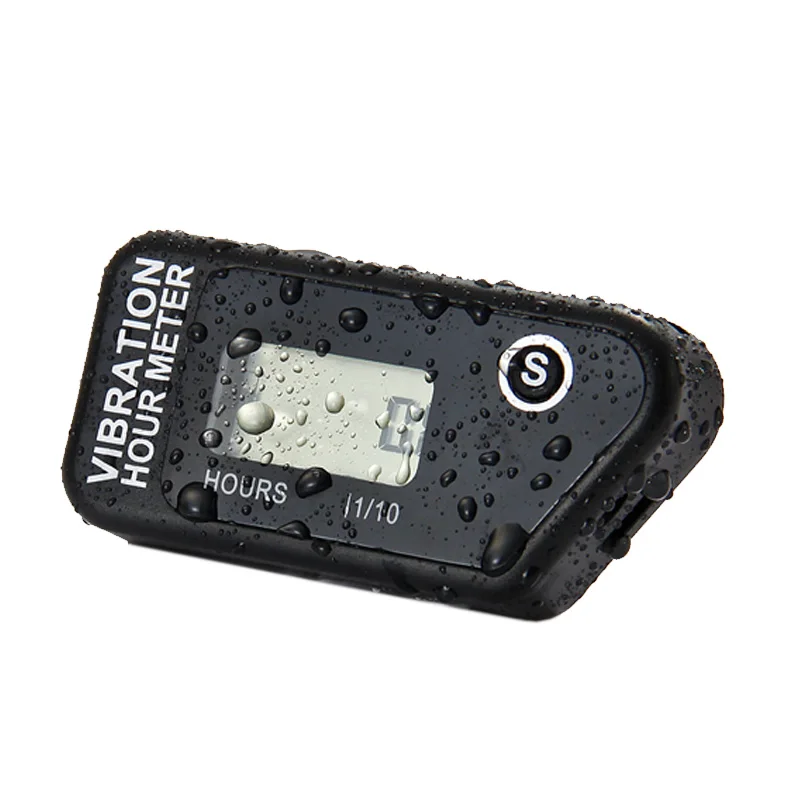 Motocicleta Hour Meter Counter, vibração sem fio, motor de motocross, barco, snowmobile, motosserra,