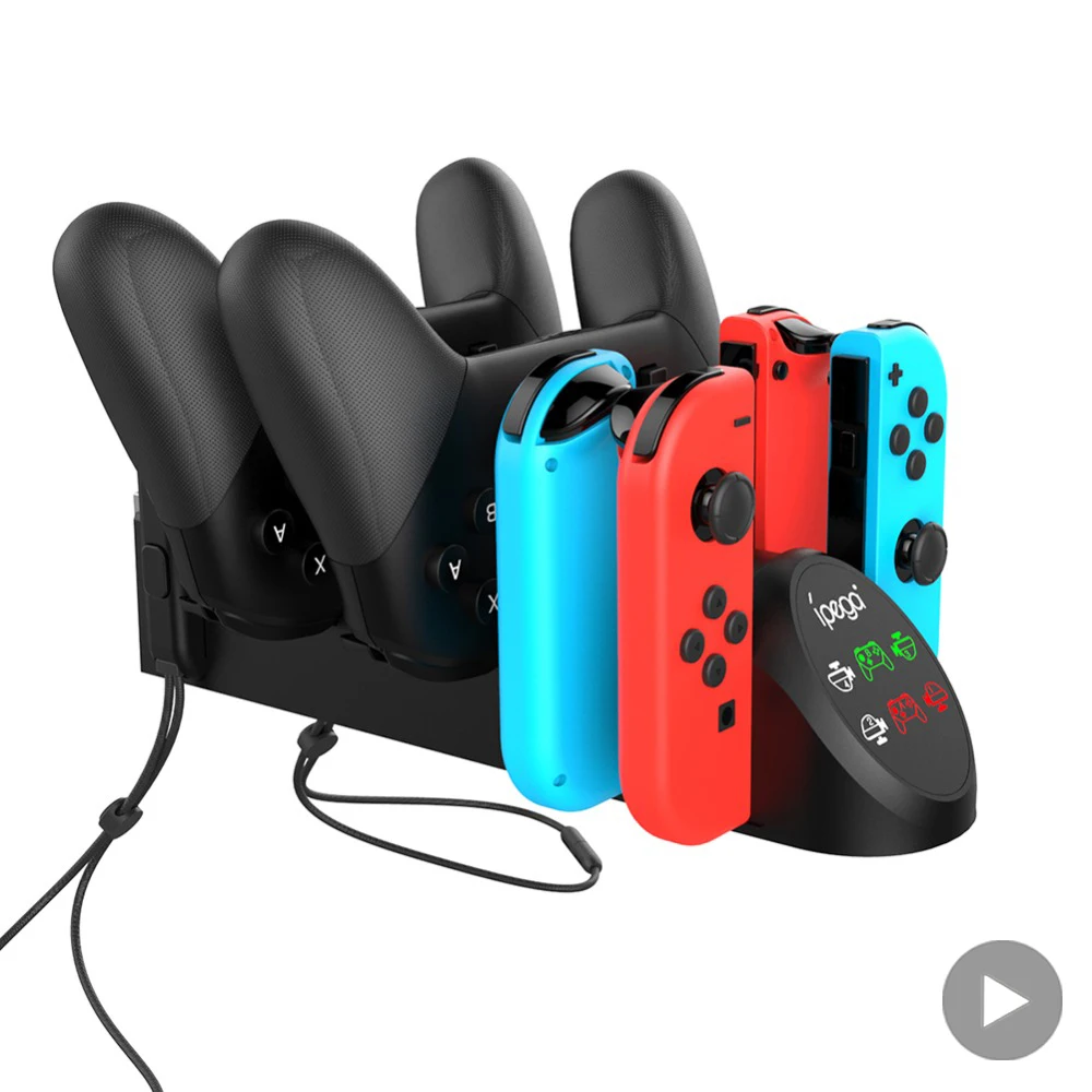 Para nintendo switch nitendo swich doca suporte de carregamento estação docking acessório base game