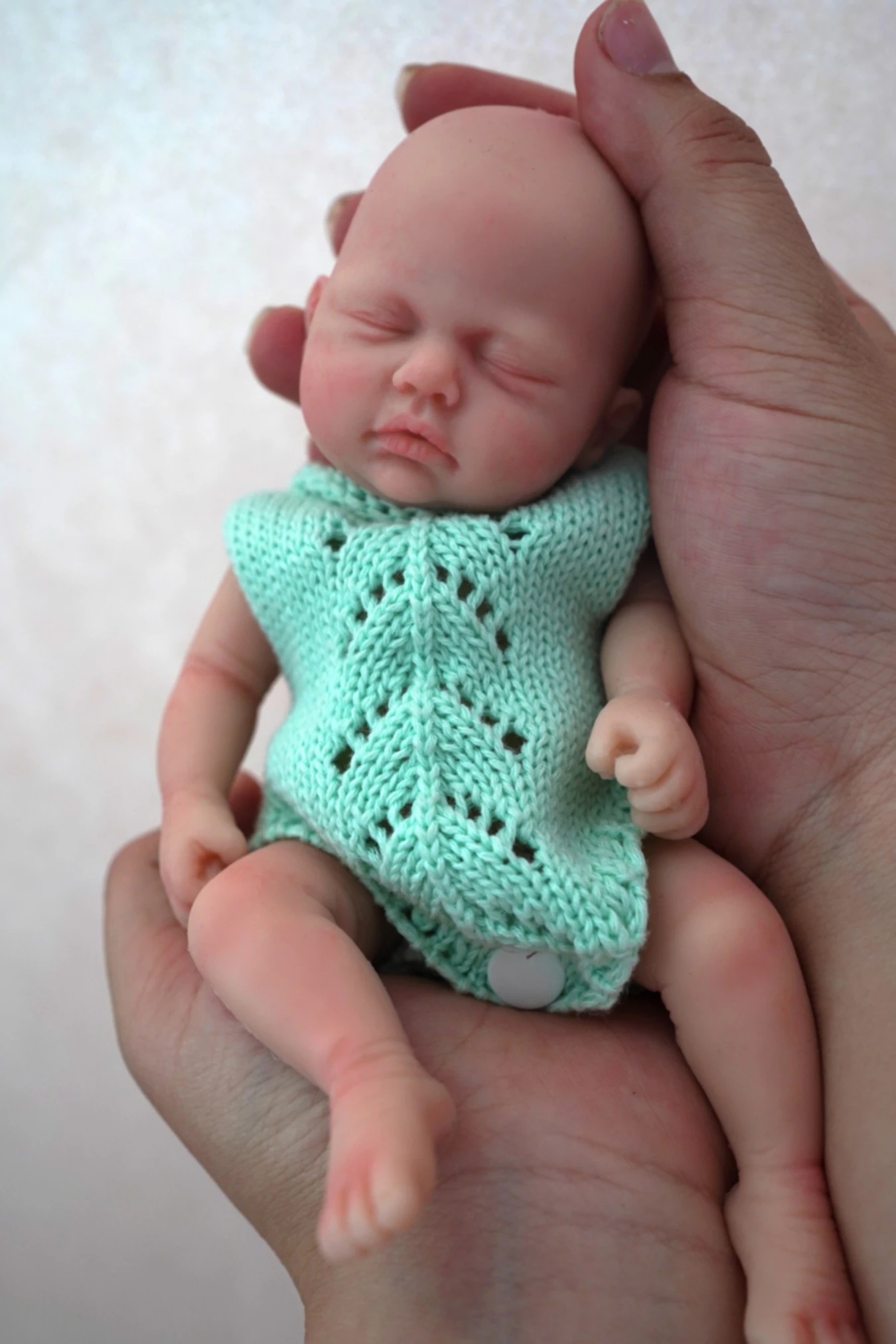 7 "Micro Preemie Volledige Silicone Baby Doll Sweet Dreams" Bella "En" Jose "Levensechte Mini Reborn