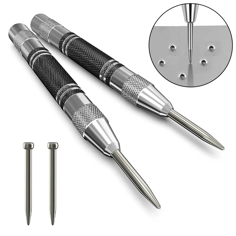 Automatic Centre Punch General Woodworking Metal Drill Adjustable Spring Loaded Automatic Punch Hand