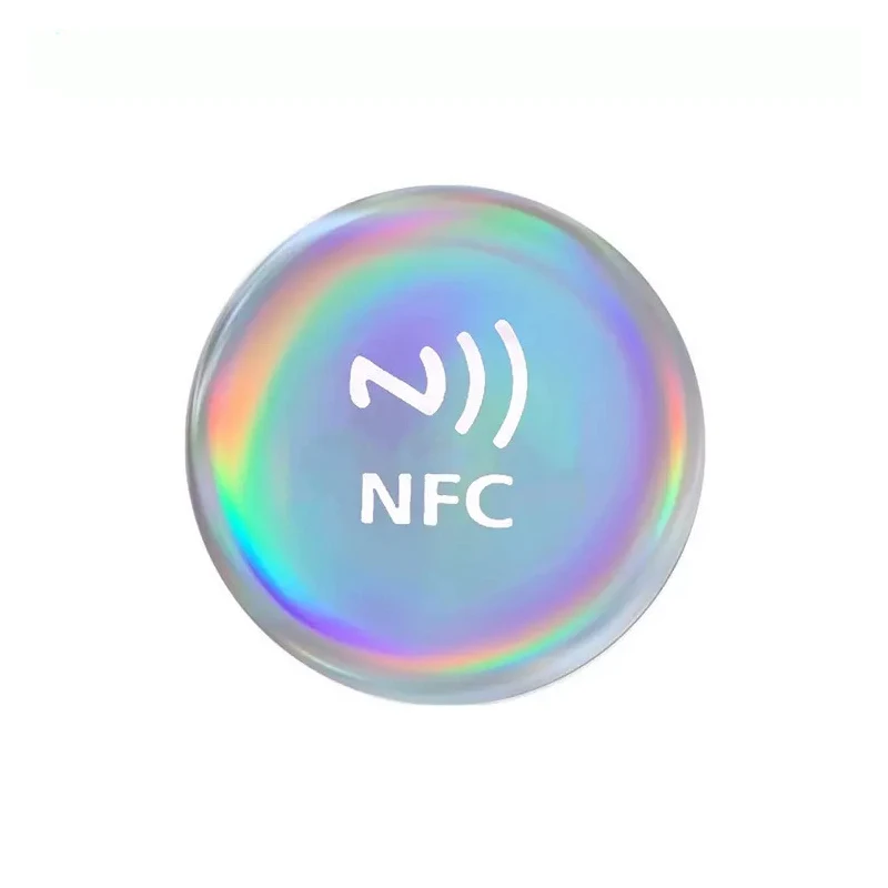 1 Stück 13 56 Byte MHz Durchmesser 30mm Anti-Metall-NFC Nfc213 Epoxy-Etiketten/Aufkleber alle Handy