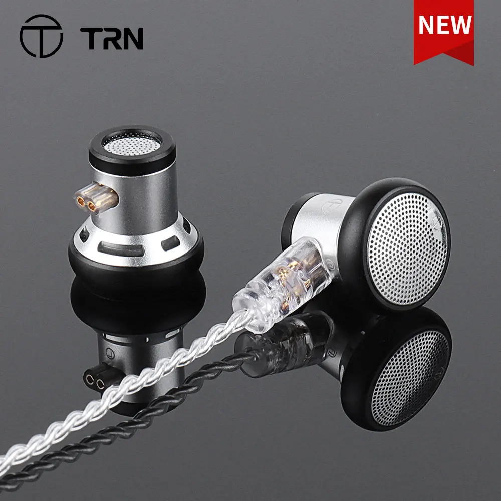 TRN EMA 14,2 mm dynamische driver in-ear oortelefoon bas metalen platte kop plug oordopjes