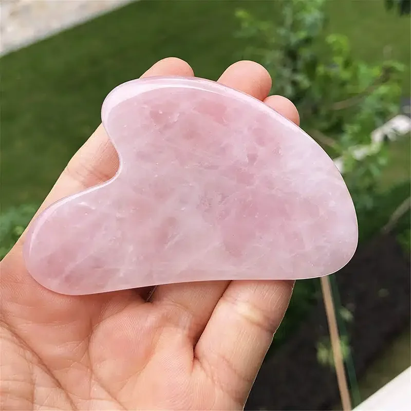 Natural Stone GuaSha Jade Facial Beauty Scraping Massage Tools Firm Skin Care Face Gua Sha SPA