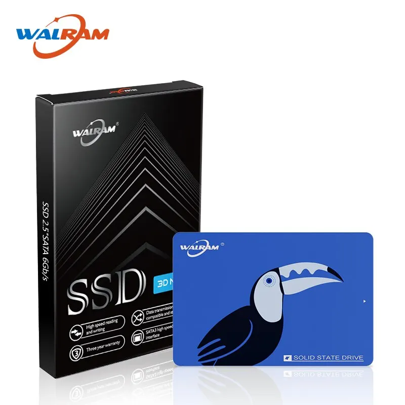 WALRAM SSD 1 TB SATA3 2,5 Zoll SSD 512 GB 120 GB 128 GB 240 GB 256 GB 500 GB 480 GB SSD für Laptop