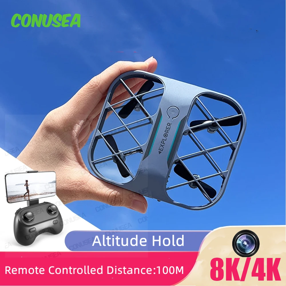 JJRC H107 Mini Drone Dron 8K 4K Quadcopter with Camera Real-Time Transmission Mini Pocket UFO Small