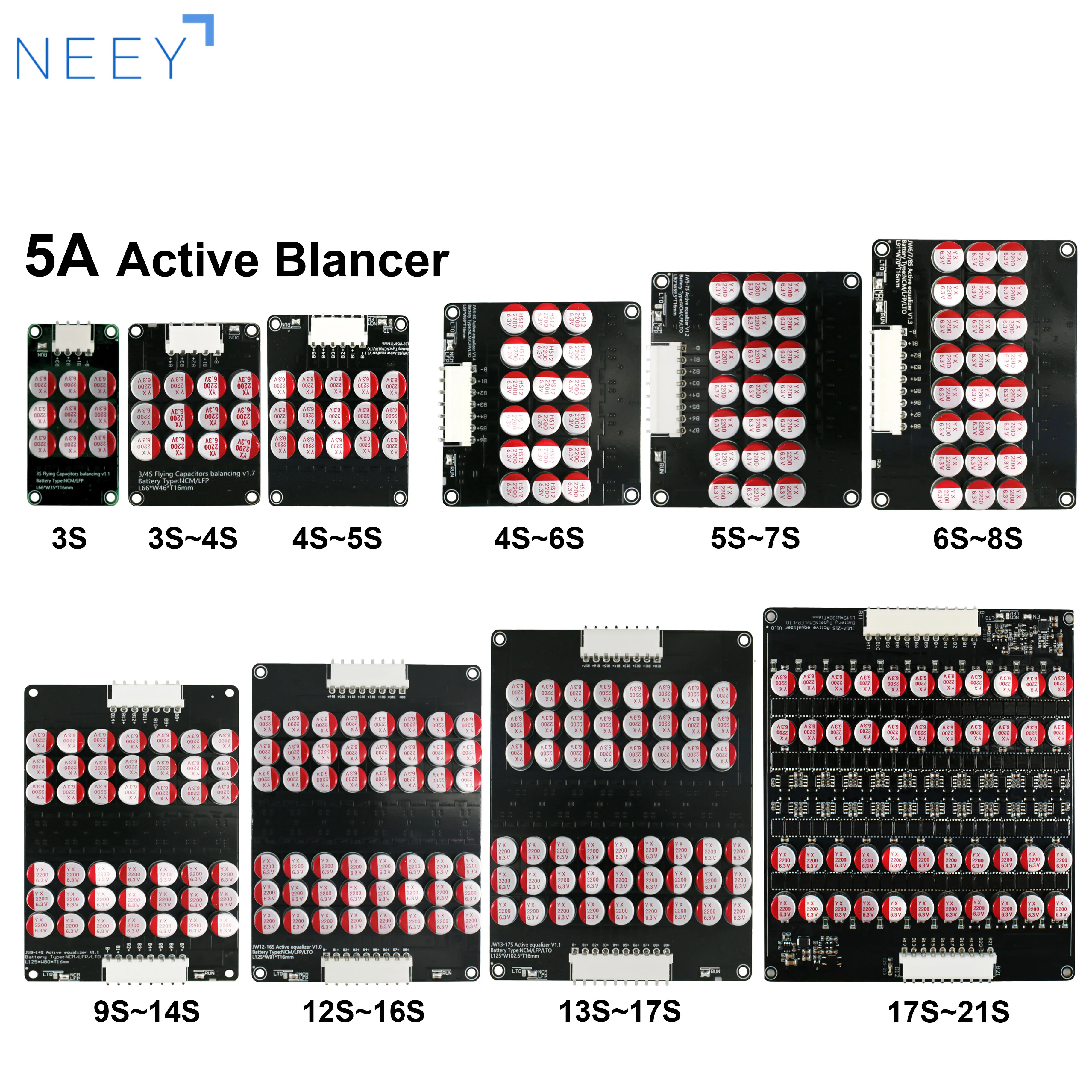 Wholesale Active Equalizer Balancer 5A 3S 4S 5S 6S 7S 8S 14S 16S 17S 18S 19S 20S 21S