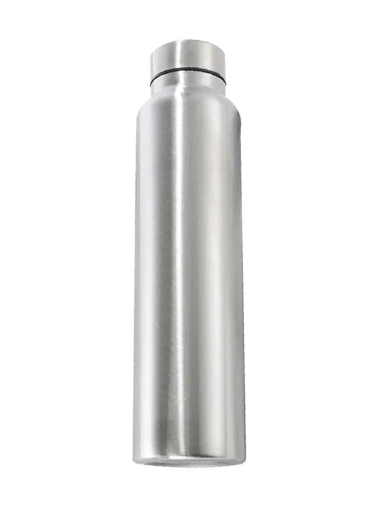 650ml/1000ml Stainless Steel Sport Water Bottle Single-layer Rugged Water Cup Metal Flask Drinkware