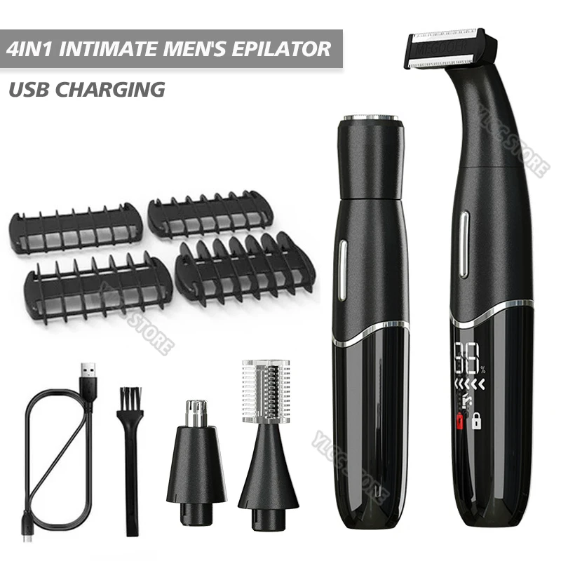 Intimate Areas Haircut Precision Shaver Men Bikini Line Sensitive Razor Balls Eggs Pubic Hair