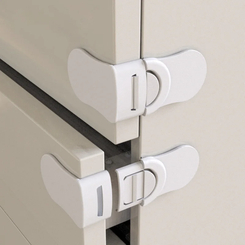 3/5Pcs Children Safety Drawer Lock Kids Anti-Pinching Hand Cabinet Drawer Locks Home Security