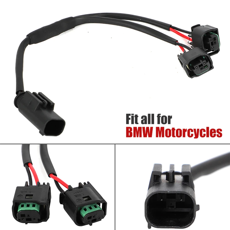 For BMW Quick Connect Cable Set Motorcycle Shunt Circuit Socket Extension Adapter R1200GS R1250GS R