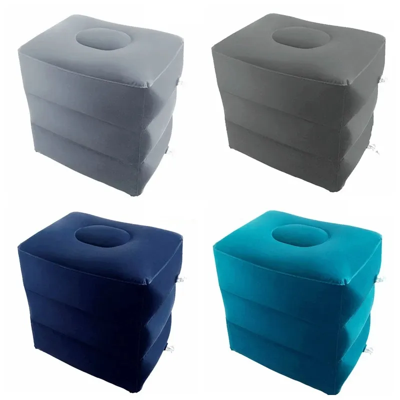 PVC Kids Flight Sleeping Footrest Pillow Resting Pillow On Airplane Car Bus Pillow Inflatable Travel