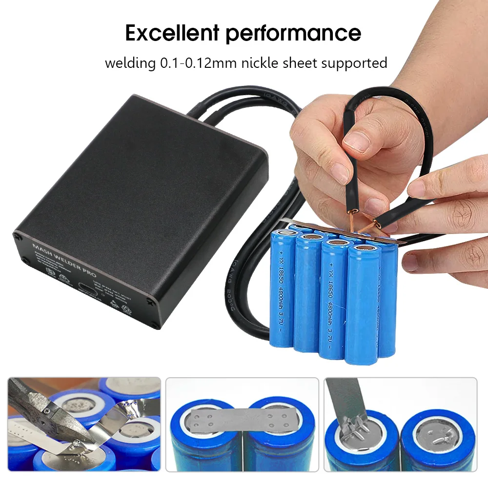 DIY Mini Spot Welder 5 Gears Adjustable Portable Handheld Spot Welding Machine Fast Charge Lithium
