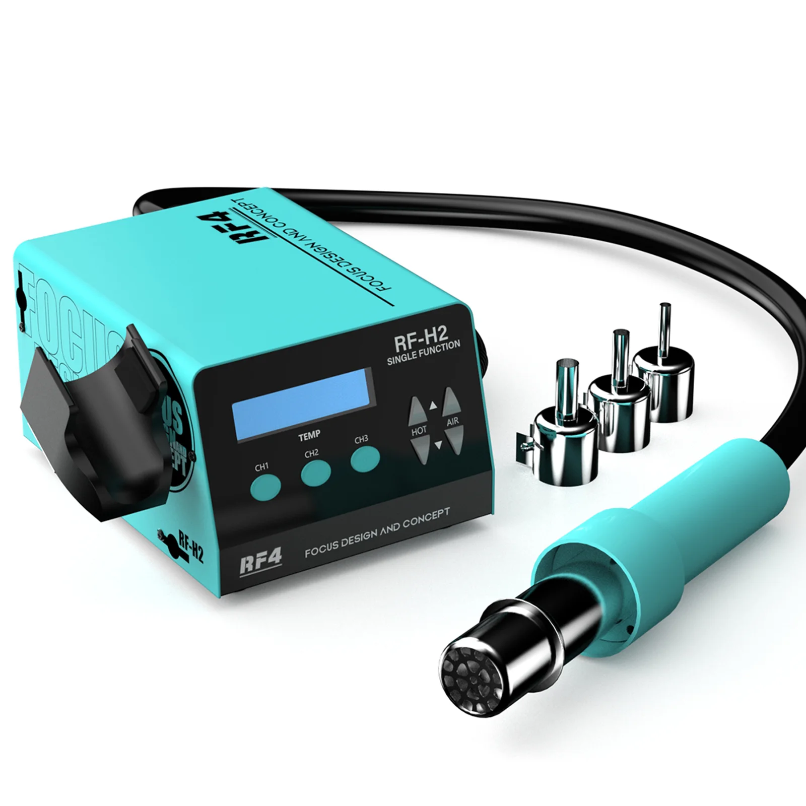 RF4 New1000W Fast Desoldering Hot Air Gun Soldering Station Digital Display Intelligent BGA Rework