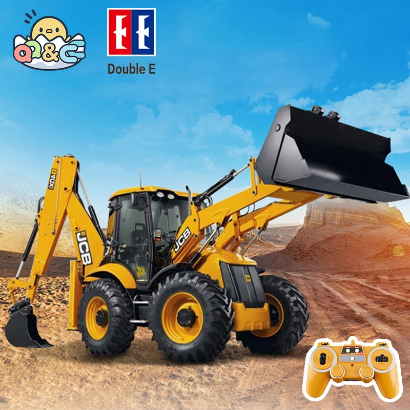 DOUBLE E589 RC Baggerlader 1:20 Bagger Fernbedienung Auto Technik Fahrzeug LKW Modell Bulldozer