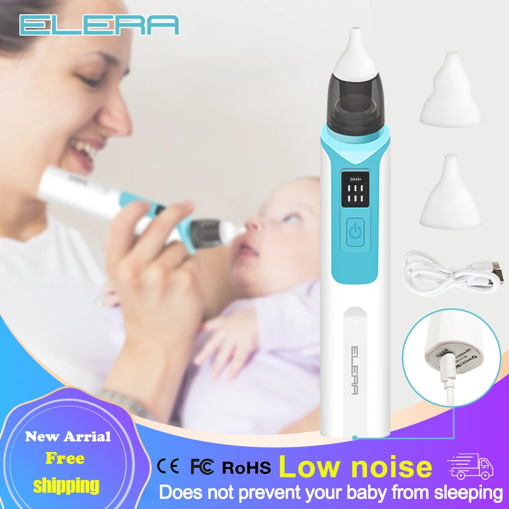 New Rechargeable Baby Nose Cleaner Silicone Adjustable Suction Electric Child Nasal Aspirator Health
