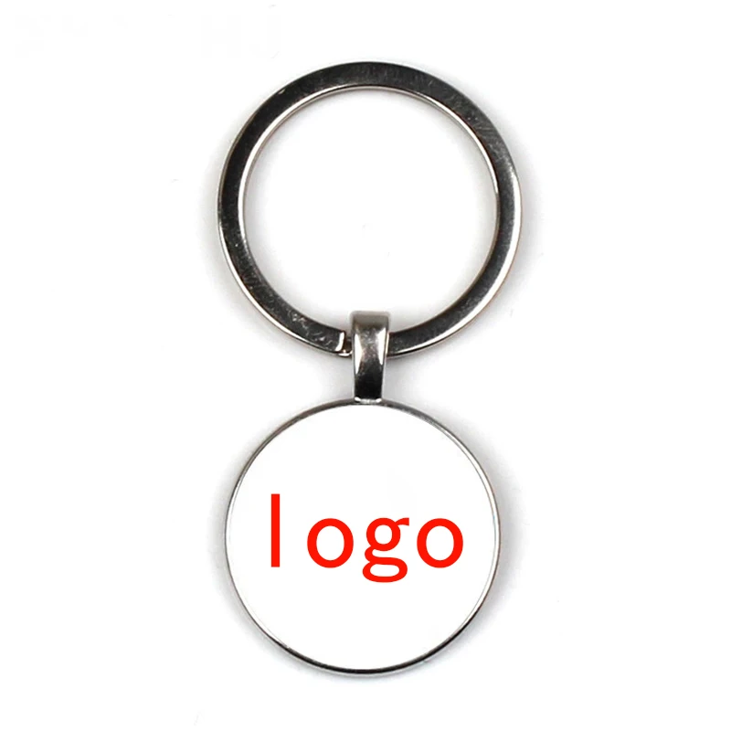 Logo Keychain Customization Color Logo Customization Black and White Logo Customization