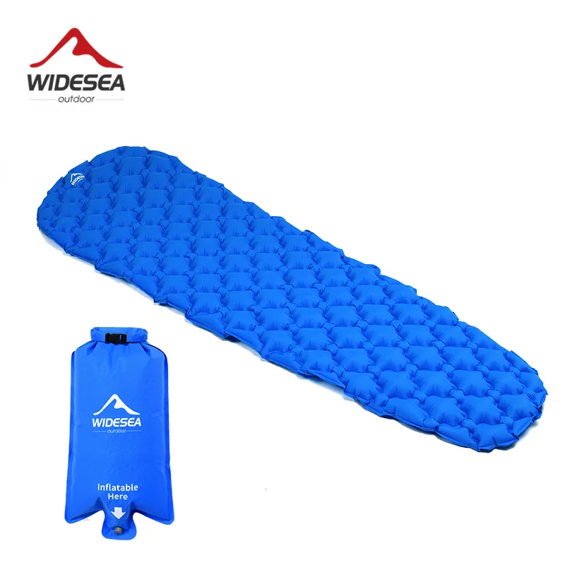 Widesea Camping Inflatable Mattress In Tent Folding Camp Bed  Sleeping Pad Picnic Blanket Travel Air