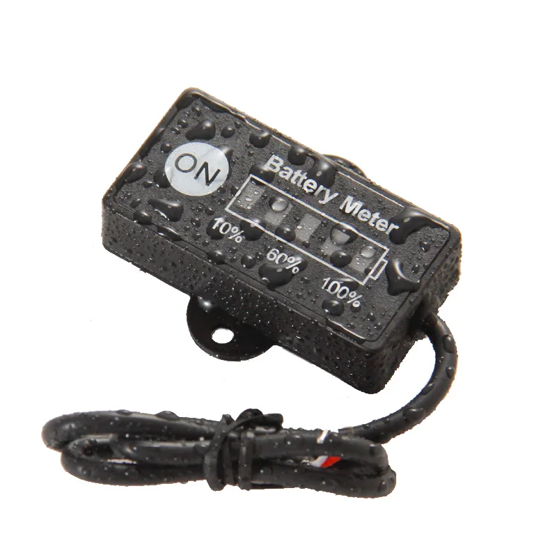Indicador de bateria acidificada ao chumbo 12/24v para carrinhos de golfe da motocicleta tensão de