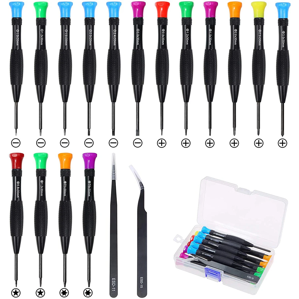Magnetic Screwdriver Set Mini Multi-Function Magnetic Precision Screwdriver For Watch Eyeglasses
