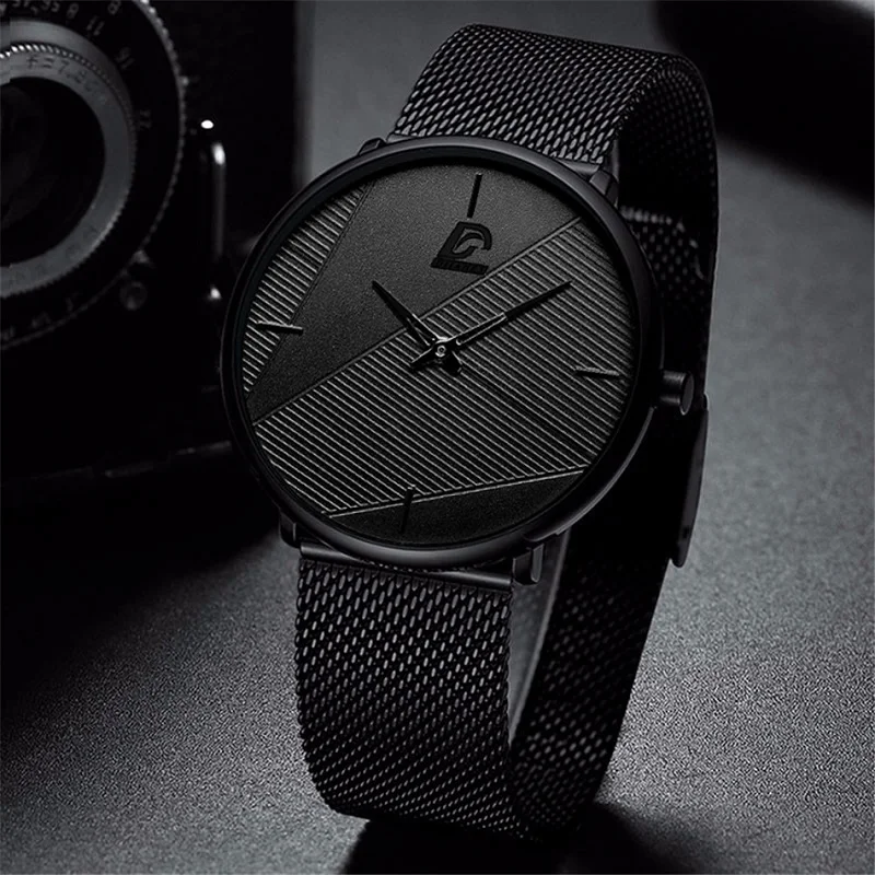 reloj hombre Watches Mens 2023 Minimalist Men's Fashion Ultra-thin Watch Simple Men Business Quartz
