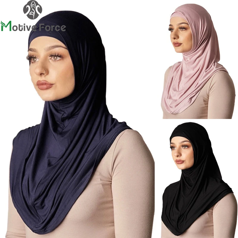 Islamic Modal Black Hijab Abaya Hijabs For Woman Abayas Jersey Hijab Scarf Muslim Dress Women