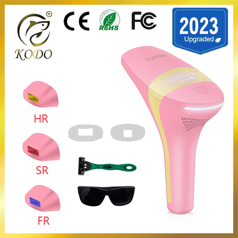 Kodo 2023 nova remoção do cabelo a laser dropshipping venda quente depilador a laser permanente ipl