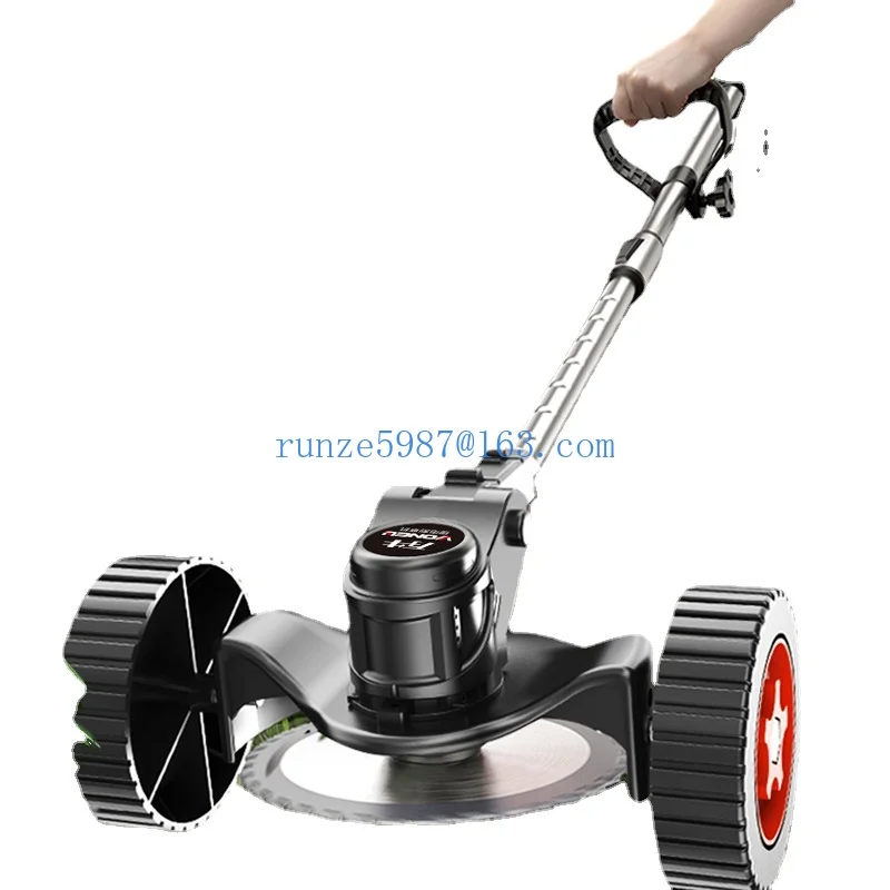 Electric Lawn Mower Household Rechargeable Lithium Battery Weeding Machine Small Garden Lawn Mower