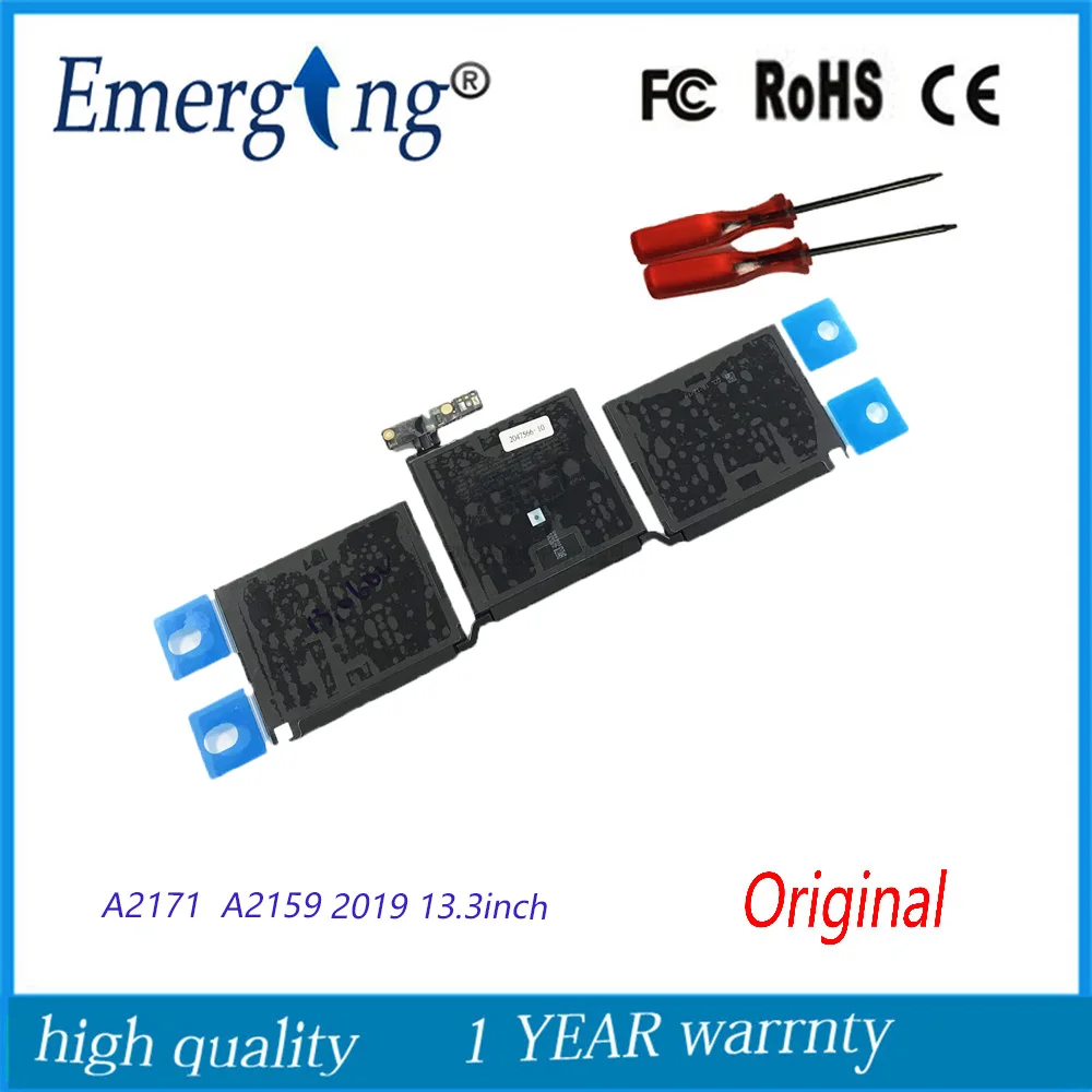11,41 V 58WH 7200mAh Neue Original A2171 Laptop Batterie für Apple MacBook Pro Retina 13.3 ''A2159