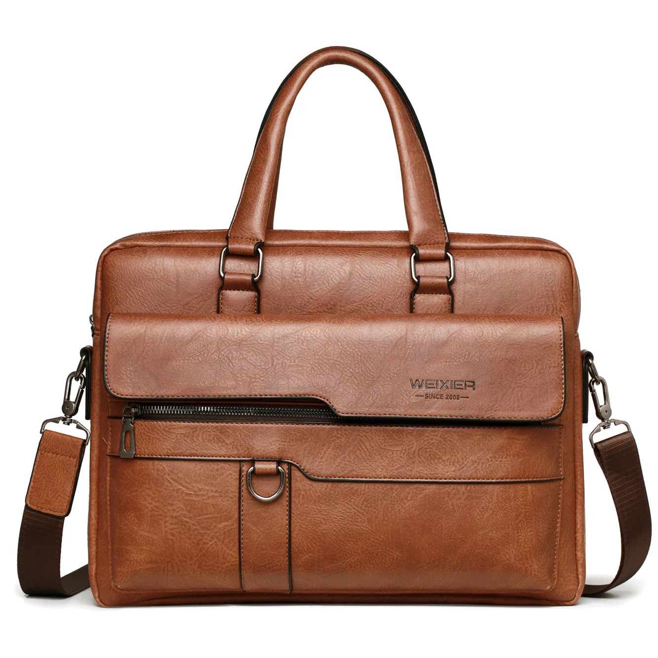2023 Men Briefcase Bag High Quality Business Famous Brand PU Leather Shoulder Messenger Bags Office