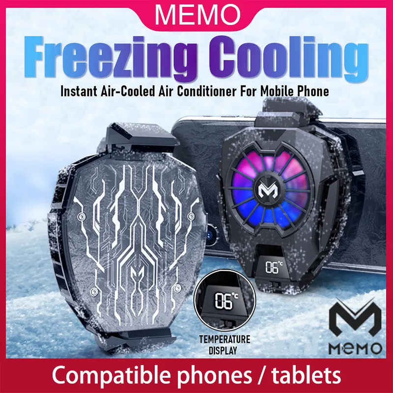 MEMO DL05 DL06 FL05 Mobile Phone Cooler Cooling Fan Radiator For PUBG Phone Cooler System Cool Heat